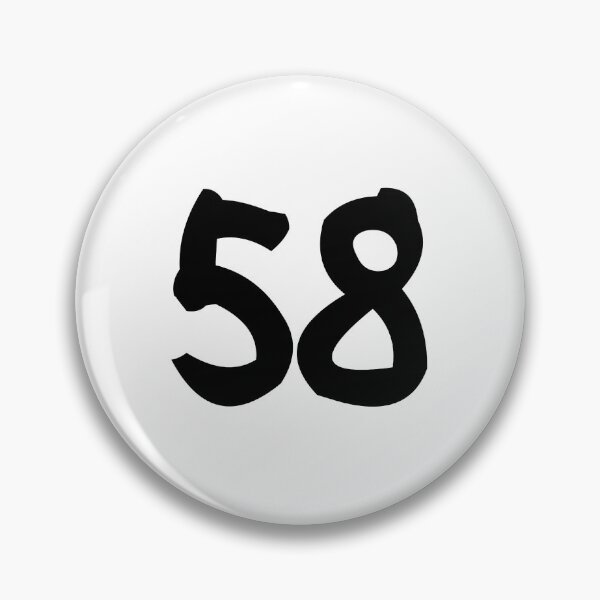 Item preview, 58, fifty-eight, black, ninja designed and sold by Numbers-Art.