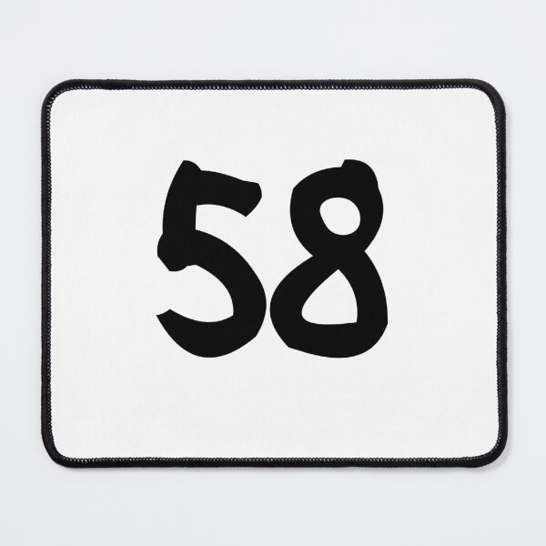 Item preview, 58, fifty-eight, black, ninja designed and sold by Numbers-Art.