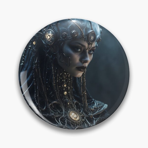 Artikelvorschau, Cyborg Priestess: Steampunk-Wahrsagung im Schatten entworfen und verkauft von ArtGotika.