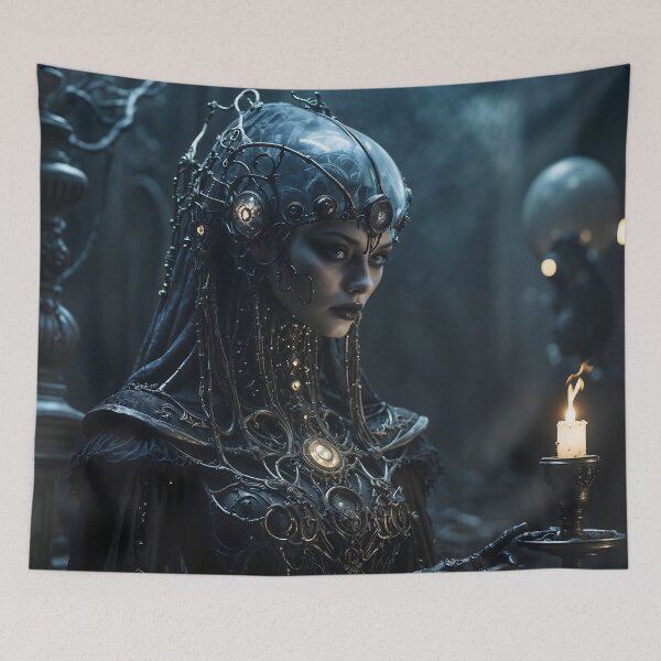 Item preview, Cyborg Priestess: Steampunk Divination in the Shadows designed and sold by ArtGotika.