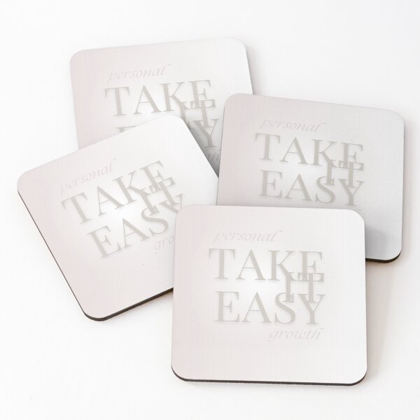 Item preview, Take it easy - Greyish pink white gradient designed and sold by better-yourself.
