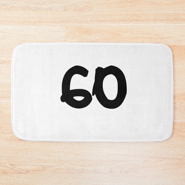 Item preview, 60, sixty, black, ninja designed and sold by Numbers-Art.