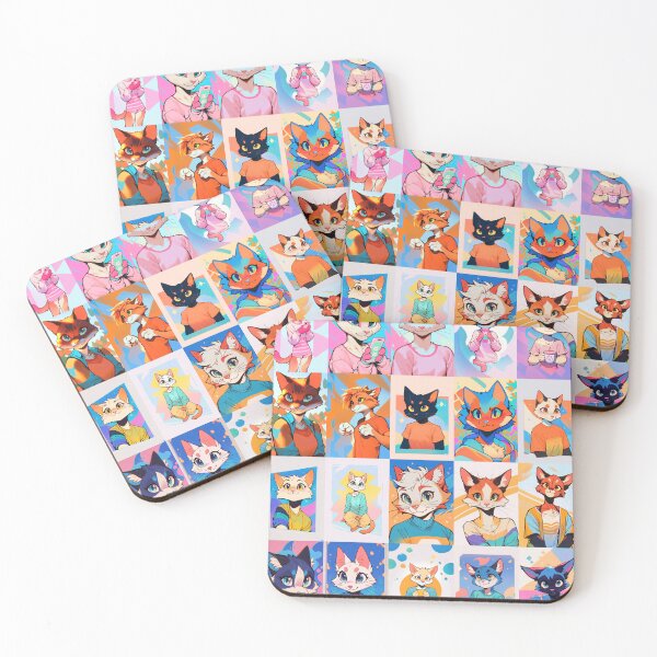 Item preview, RGB Furry Art Blanket/Collage designed and sold by Evelyns-Furries.