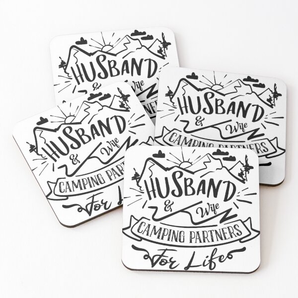 Item preview, Husband and Wife Camping Partners - Adventure Design designed and sold by Mundo Tees.