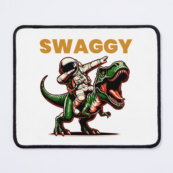 Item preview, Astronaut Dabbing on Dino - Swaggy Space Adventure designed and sold by CyberWindow.