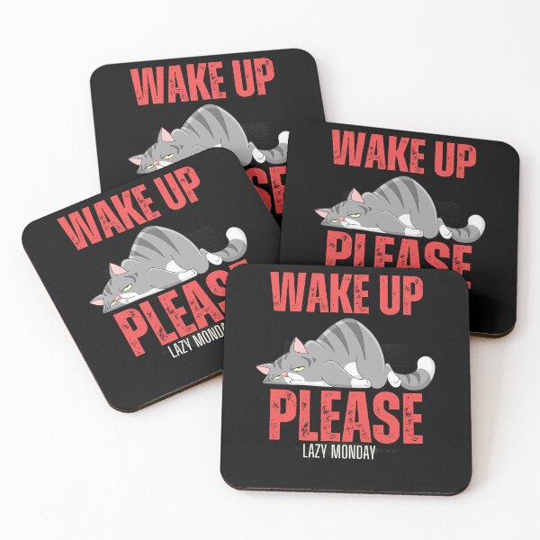 Item preview, WAKE UP PLEASE LAZY MONDAY designed and sold by MTWOA.