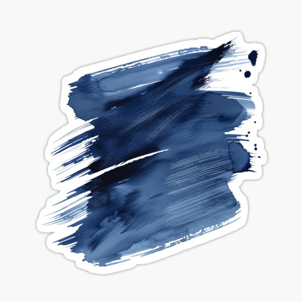 Item preview, Blue Acrylic Brush Stroke designed and sold by New-School-Wave.