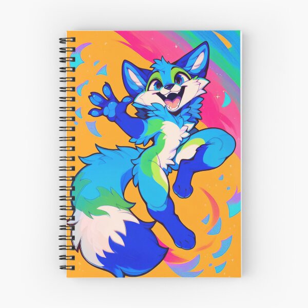 Item preview, Joyful Fox in Vibrant Colors designed and sold by Evelyns-Furries.