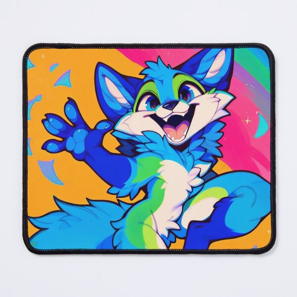 Item preview, Joyful Fox in Vibrant Colors designed and sold by Evelyns-Furries.