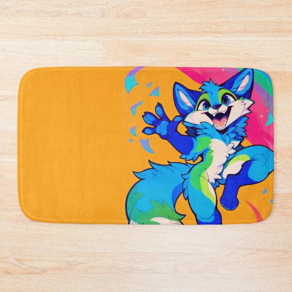 Item preview, Joyful Fox in Vibrant Colors designed and sold by Evelyns-Furries.