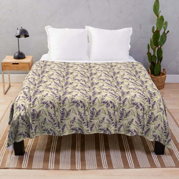 Item preview, Arts & Crafts Era Lavender Sprigs Pattern designed and sold by Boddicca.