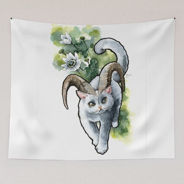 Item preview, Capricorn Cat designed and sold by Maythebluecat.