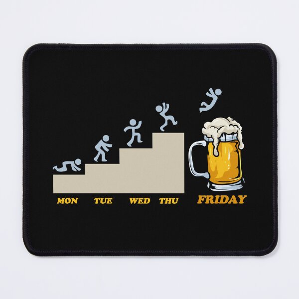 Item preview, Mon Tues Wed Thurs Friday Beer Day Essential designed and sold by ArtsyLani.
