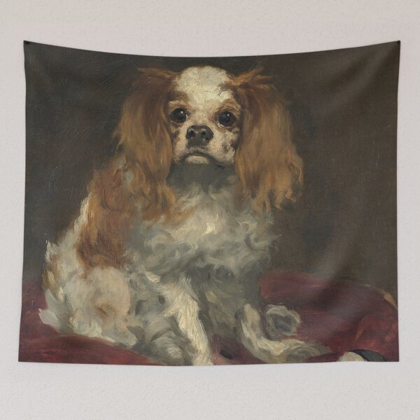 Item preview, Edouard Manet - A King Charles Spaniel, c. 1866 designed and sold by Good Candy.