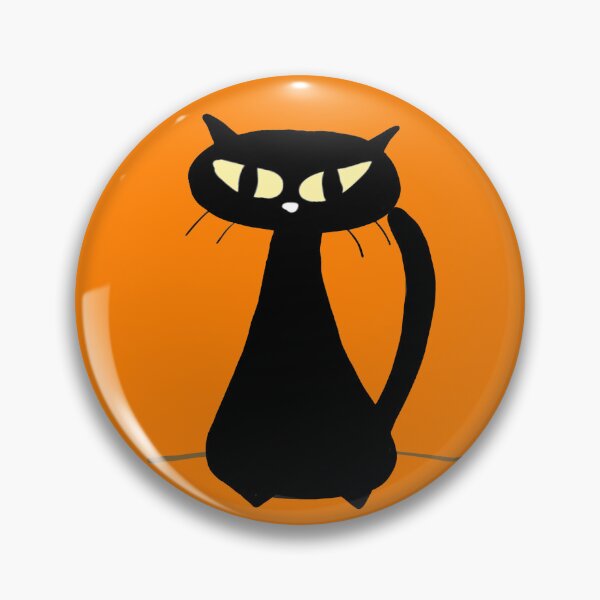 Item preview, Mod Cat Halloween #6 designed and sold by FunandWhimsy.