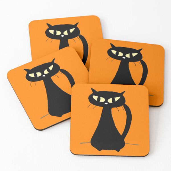 Item preview, Mod Cat Halloween #6 designed and sold by FunandWhimsy.