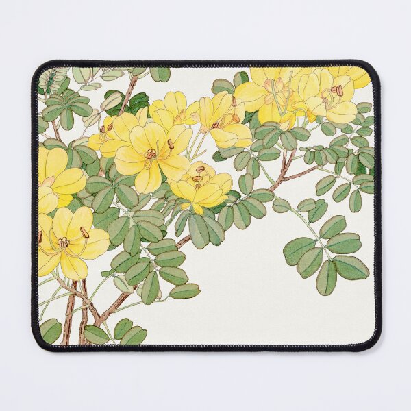 Item preview, Allamanda Flower Japanese Art Print - Exquisite Botanical Design designed and sold by InHerits.