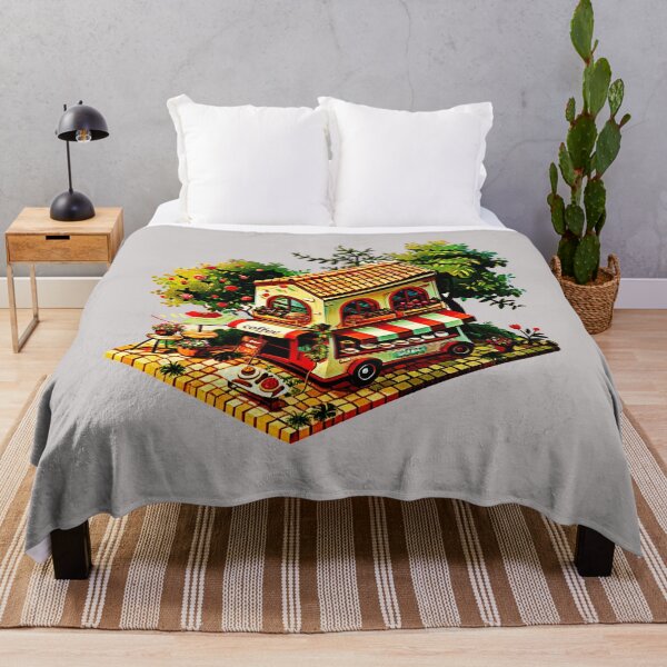 Item preview, Charming Coffee Truck – Vibrant Illustration T-Shirt designed and sold by Mrrjgraphic.