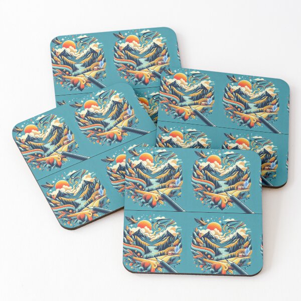 Item preview, Embracing Nature’s Serenity: A Cosmic Journey Through Artistic Landscapes designed and sold by DigitalNyx.