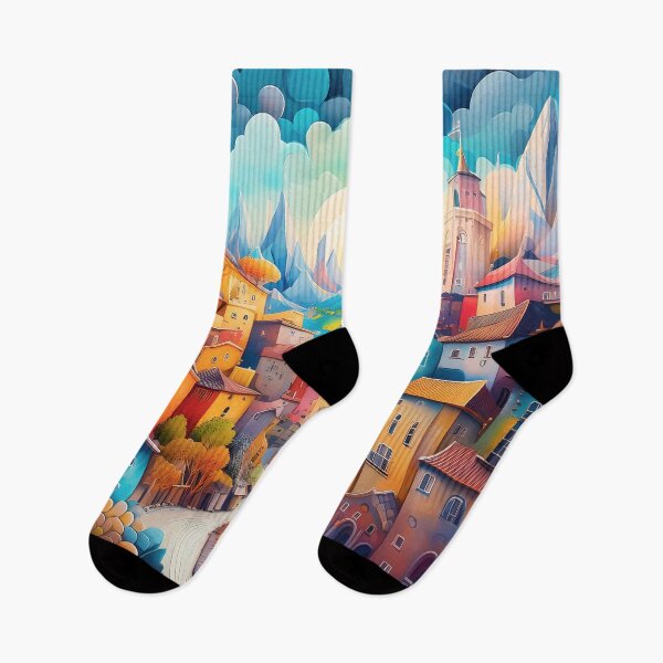 Item preview, Abstract Town 1 designed and sold by rainsdesigns.