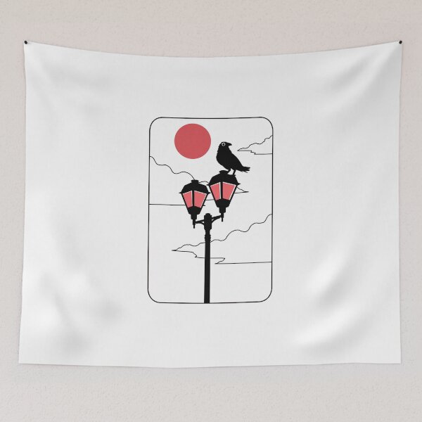 Item preview, The Crow On The Street Light designed and sold by Artthree.
