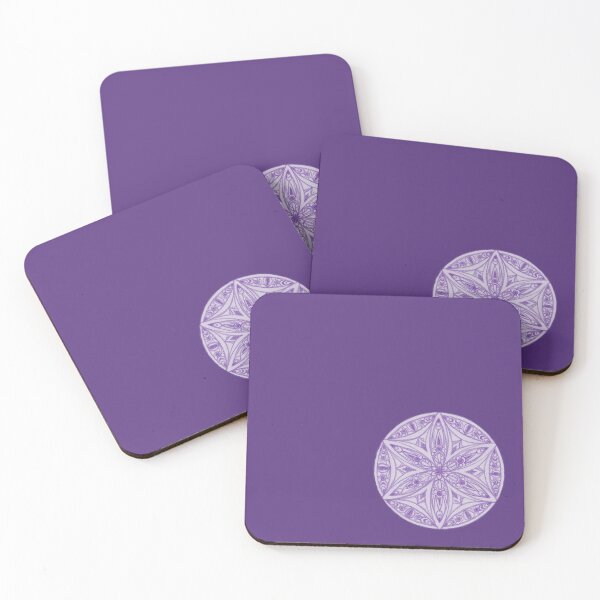 Item preview, Flower of Life Color Palette Mandalas : 127 - Violet designed and sold by SonoSonoStudio.
