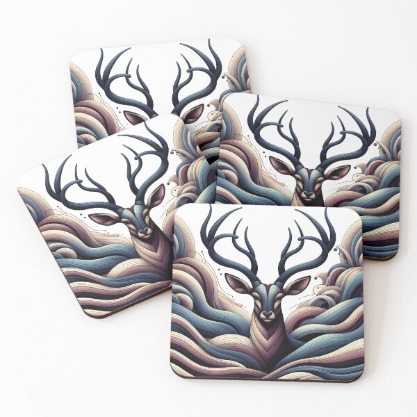 Item preview, Savannah Essence: Bubal Hartebeest Abstract Design designed and sold by daruneenok.