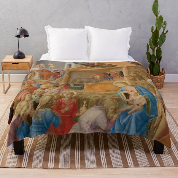 Item preview, Fra Angelico and Fra Filippo Lippi - The Adoration of the Magi - C. 1440-1460 designed and sold by Good Candy.
