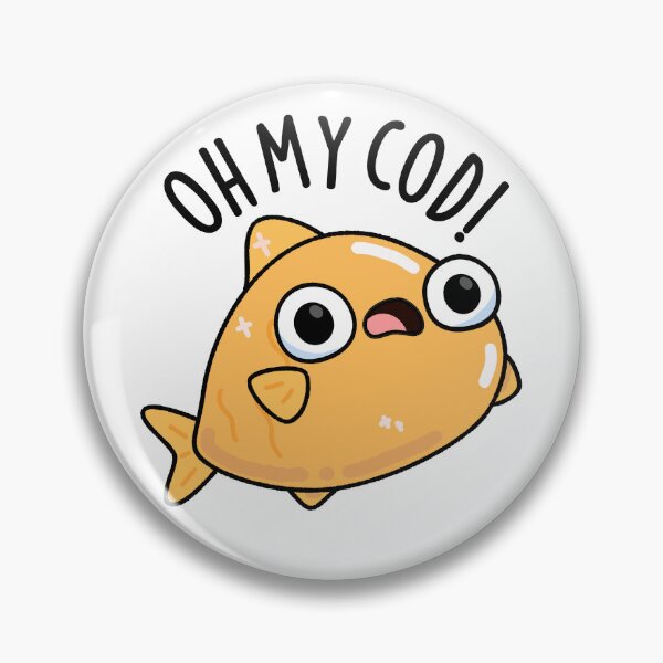 Item preview, Oh My Cod Funny Fish Pun  designed and sold by punnybone.