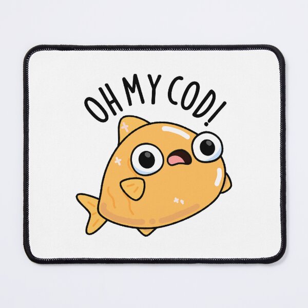 Item preview, Oh My Cod Funny Fish Pun designed and sold by punnybone.