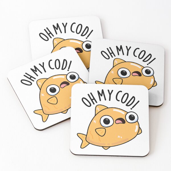 Item preview, Oh My Cod Funny Fish Pun  designed and sold by punnybone.