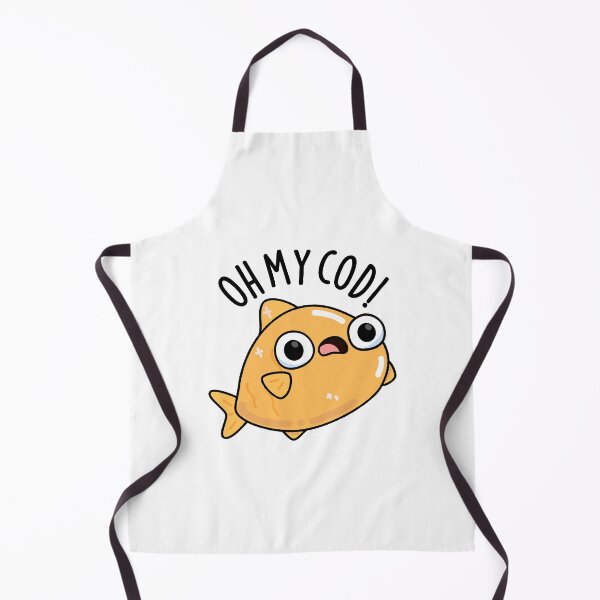 Item preview, Oh My Cod Funny Fish Pun designed and sold by punnybone.