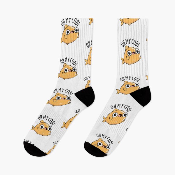 Item preview, Oh My Cod Funny Fish Pun  designed and sold by punnybone.