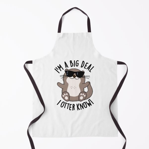 Item preview, I'm A Big Deal I Otter Know Funny Animal Pun designed and sold by punnybone.