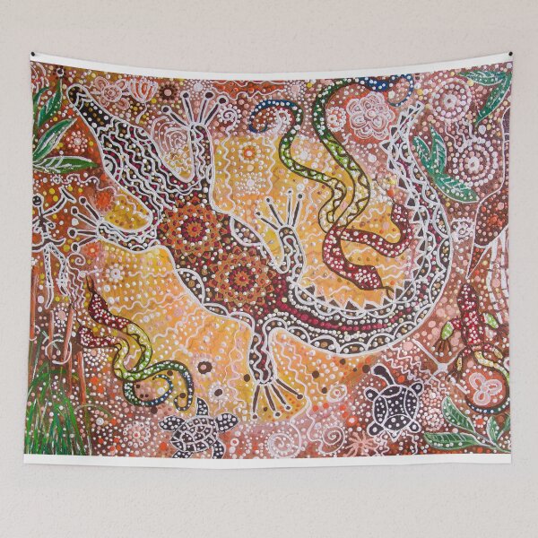 Item preview, "Awurrapun – Crocodile Story" designed and sold by kunjawildifeart.