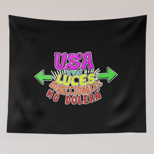 Item preview, Use your turn signals, it won't hurt t-shirt (Spanish) designed and sold by Rafa-MB.