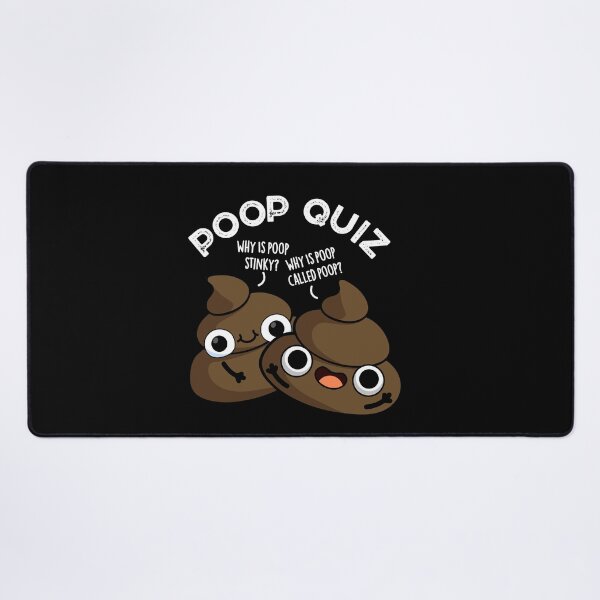 Item preview, Poop Quiz Funny Poo Pun (Dark BG) designed and sold by punnybone.