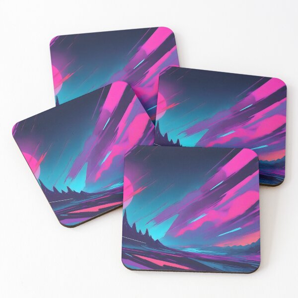 Item preview, Retro Synthwave Abstract Art designed and sold by papi1998.