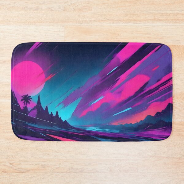 Item preview, Retro Synthwave Abstract Art designed and sold by papi1998.