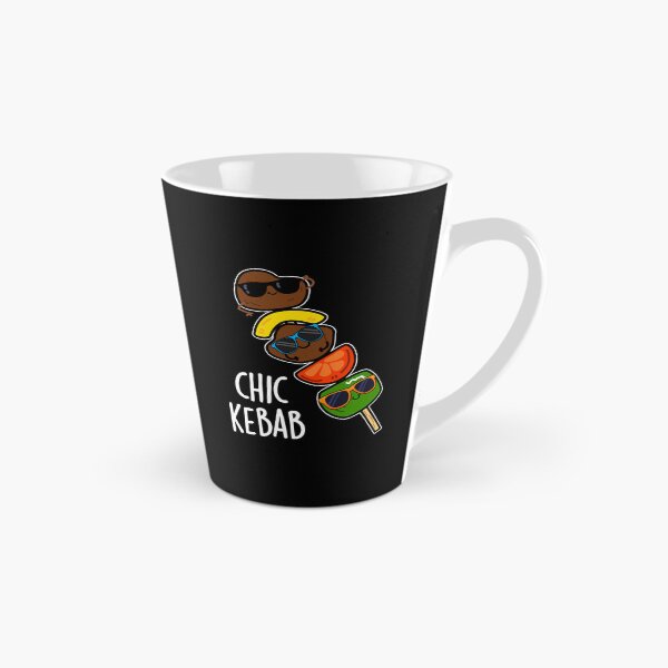Item preview, Chic Kebab Funny Shish Kebab Pun (Dark BG) designed and sold by punnybone.