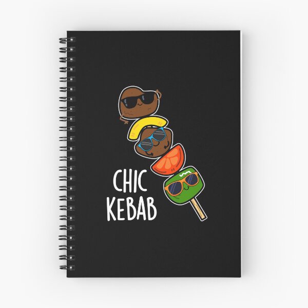 Item preview, Chic Kebab Funny Shish Kebab Pun (Dark BG) designed and sold by punnybone.