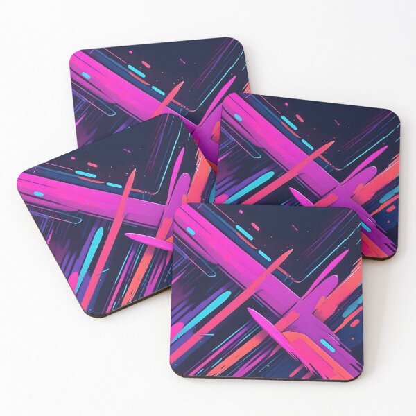 Item preview, Retro Synthwave Abstract Art designed and sold by papi1998.