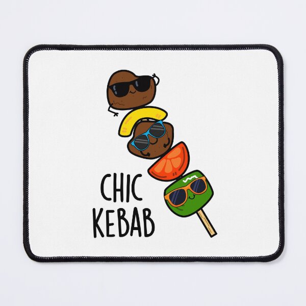Item preview, Chic Kebab Funny Shish Kebab Pun  designed and sold by punnybone.