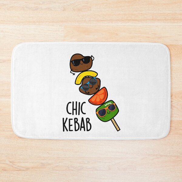 Item preview, Chic Kebab Funny Shish Kebab Pun  designed and sold by punnybone.