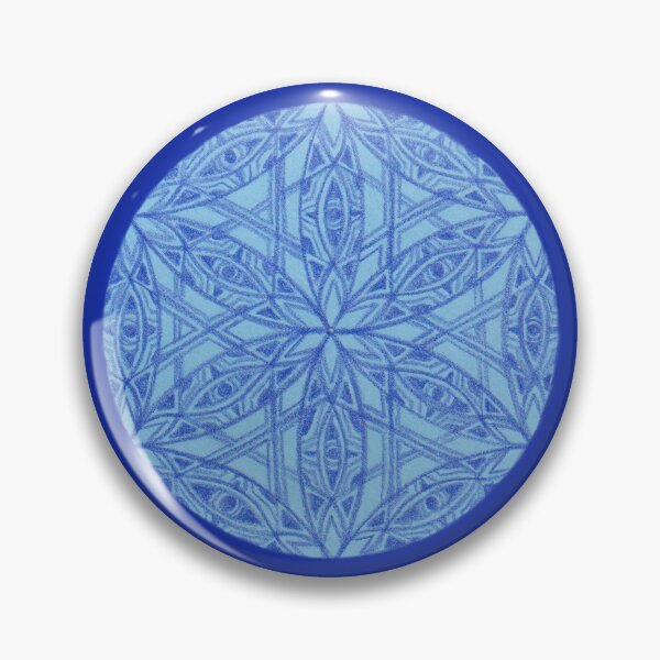 Item preview, Flower of Life Color Palette Mandalas : 128 - Ultramarine designed and sold by SonoSonoStudio.