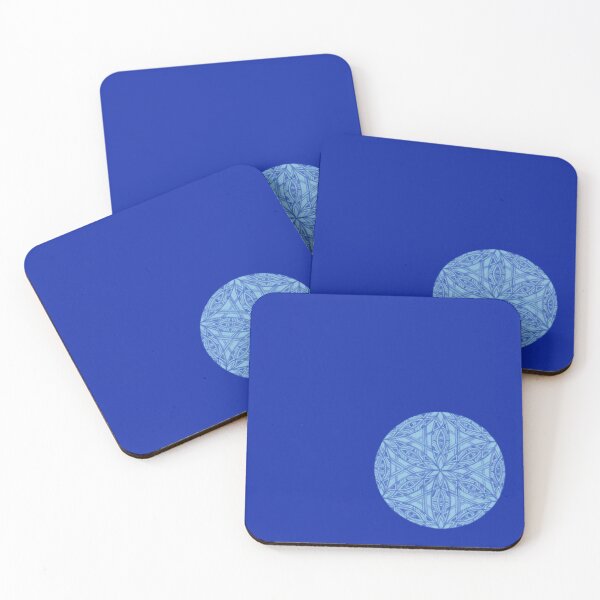 Item preview, Flower of Life Color Palette Mandalas : 128 - Ultramarine designed and sold by SonoSonoStudio.