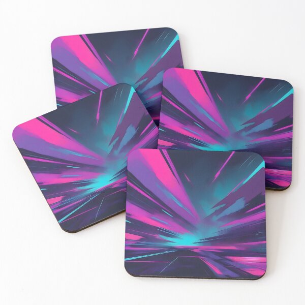 Item preview, Retro Synthwave Abstract Art designed and sold by papi1998.