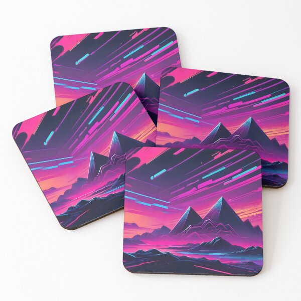 Item preview, Retro Synthwave Abstract Art designed and sold by papi1998.
