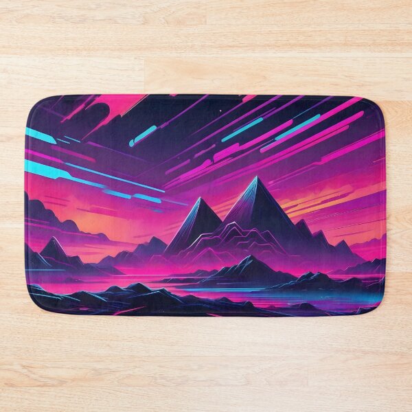 Item preview, Retro Synthwave Abstract Art designed and sold by papi1998.