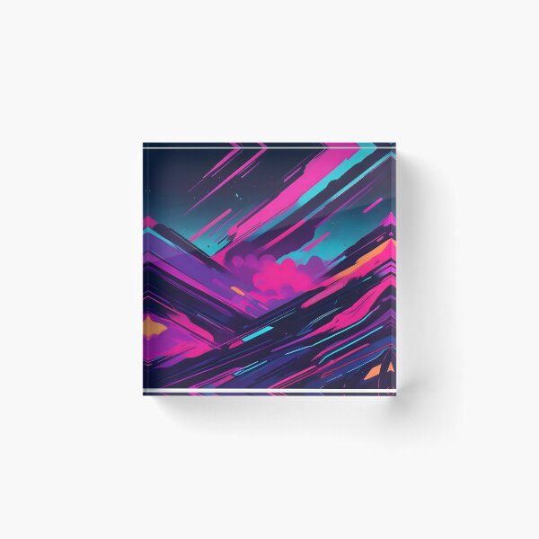 Item preview, Retro Synthwave Abstract Art designed and sold by papi1998.